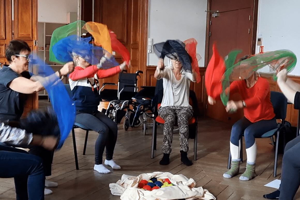 Session de danse assise